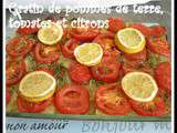 Gratin de pommes de terre, tomates et citrons