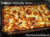 Lasagnes ratatouille bacon