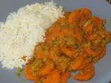 Lentilles corail et carottes au curry