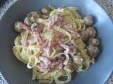 Tagliatelles carbonara light (ww)