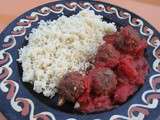 Tajine de boulettes de viande