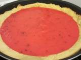 Tarte aux pralines roses