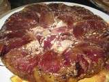 Tarte tatin aux oignons rouges