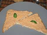 Tartinade de maquereaux tomate basilic