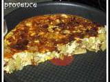 Tortilla aux herbes de provence