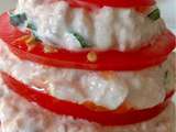 Millefeuille de tomates au thon