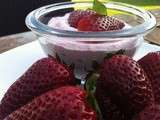 Mousse de fraises au mascarpone