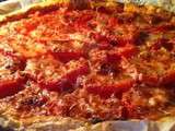 Tarte à la tomate et moutarde