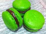 Macaron Pistache chocolat