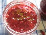 Confiture groseilles et rhubarbes