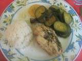 Filet de poulet et courgettes citron