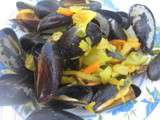 Moules au curry