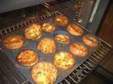 Muffins au concombre et piquillos