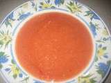 Potage aux choux-fleurs et tomates