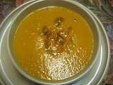 Potage carottes et cumin