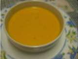 Potage noix de coco carottes et oranges