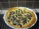 Quiche aux champignons de paris