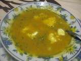 Soupe de potiron au chavridou