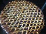 Tarte cerises en treillis