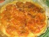 Tarte tomates mozzarella jambon moutarde