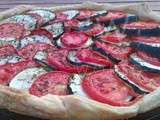 Tarte tomate-courgette