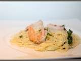 Capelli d'angelo citron-parmesan-crevettes