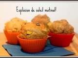 Muffins à la mangue  Explosion de soleil matinal 