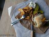 Repas digne d'un resto : Ciabatta au porc effiloché