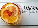 Sangria aux fraises