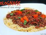 Sauce bolognaise au Shiraz