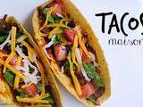 Tacos maisons réduits en sel