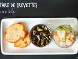 Tartare de crevettes à l'orientale