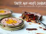 Tartelettes aux oeufs Cadbury dans des couvercles de pot masson au micro-onde