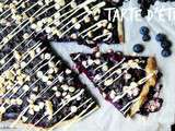 Tartes aux bleuets et chocolat blanc