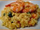 Risotto crevettes et courgettes