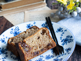 Banana bread moeulleux avec des pepites de chocolat