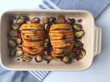 Courge butternut hasselback