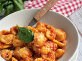 Orecchiette a la sauce tomate roties