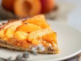 Tarte aux abricots a la lavande