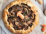 Tarte rustique aux champignons