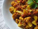 Aloo Gobi : Chou fleur et pommes de terre à l'indienne