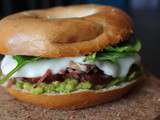 Bagel au chorizo et avocat