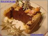 Buche de Noël aux 2 chocolats