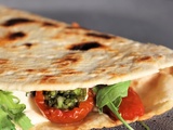 Piadina aux Tomates confites, Burrata et Pesto Maison (ig Bas)