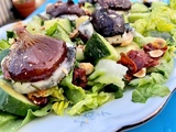 Salade de Figues Rôties au Fromage de Chèvre et Romarin