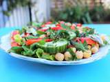 Salade Estivale aux Pois Chiches et aux Anchois