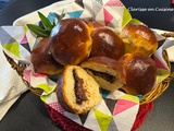 Briochettes fourrées à la pâte à tartiner