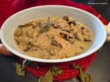 Cuisses de poulet inspiration coq au vin