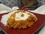 Dhal de lentilles corail à l’indienne