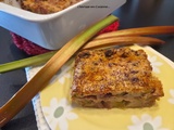 Mendiant à la rhubarbe et aux fraises